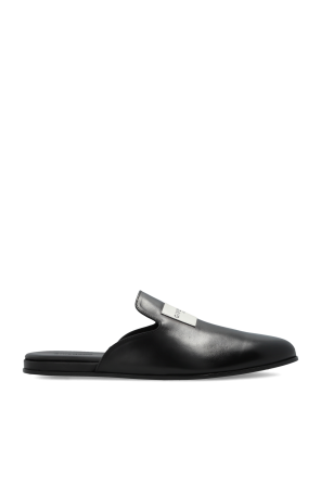 Lederne Pantoletten