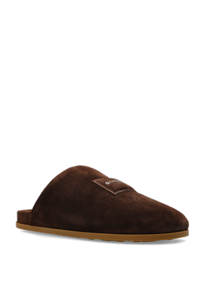 Givenchy Leather logo slippers