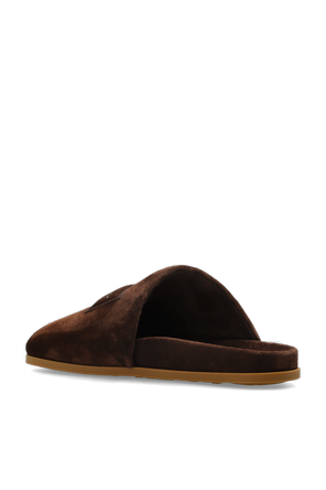 Givenchy Leather logo slippers