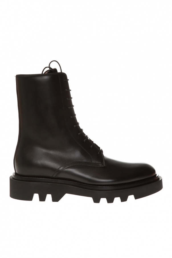 Givenchy ‘Combat’ leather ankle boots