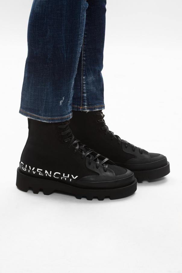 Givenchy ‘Clapham’ lace-up platform shoes