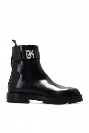 givenchy clapham leather combat boots