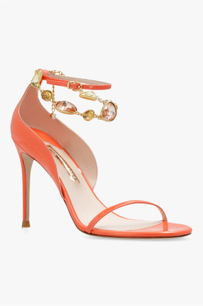 Sophia Webster ‘Bijou’ glossy heeled sandals