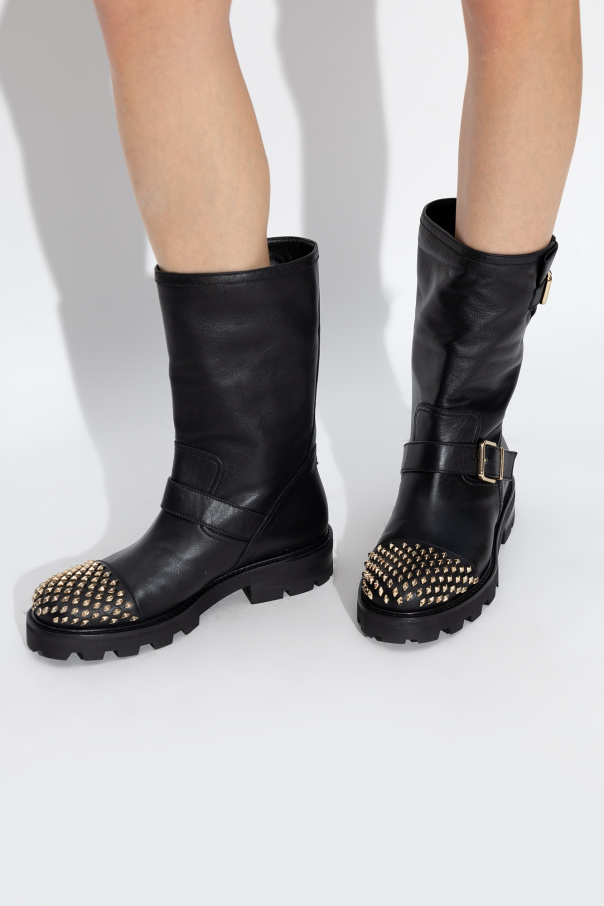 Jimmy Choo ‘Biker II’ studded ankle boots