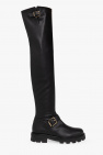 Jimmy Choo BLACK ‘Biker II’over-the-knee boots