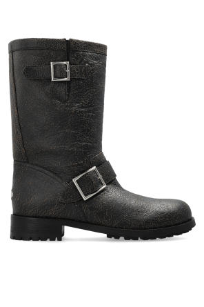 ‘Biker Mid’ ankle boots