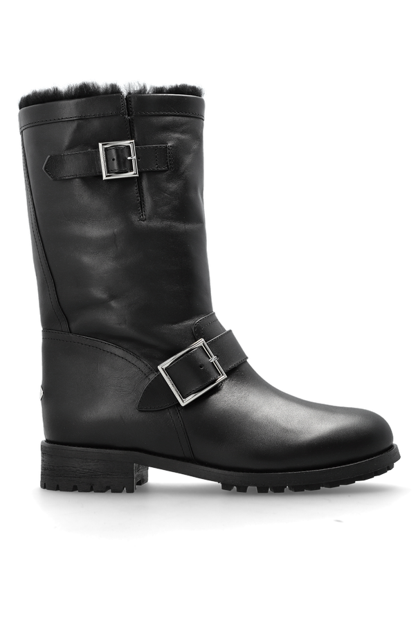 ‘Biker Mid’ Leather Boots od Jimmy Choo