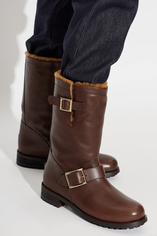 Jimmy Choo Botas de cano médio ‘Biker Mid’