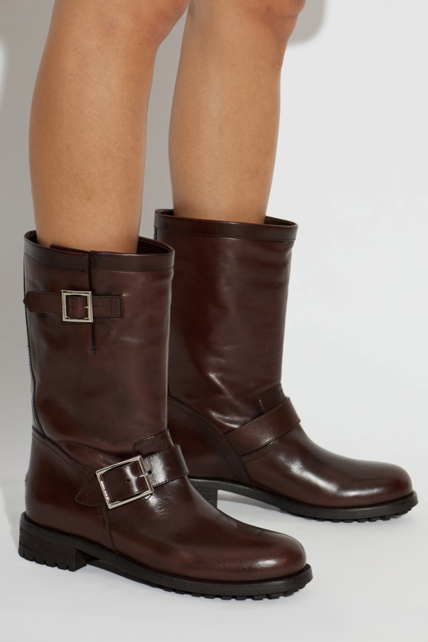 Jimmy Choo Členkové topánky ‘Biker Mid’