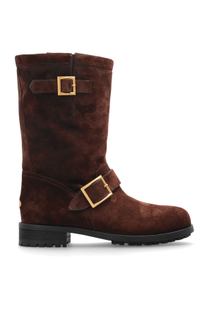 Botines de ante `Biker`