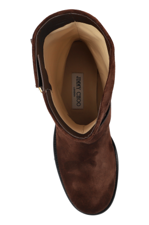 Jimmy Choo Botines de ante `Biker`