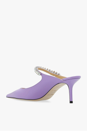 Jimmy Choo ‘Bing’ heeled mules in patent leather