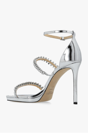 Jimmy Choo ‘Bing’ leather heeled sandals