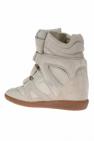 Isabel Marant GREY 'Bekett' built-in wedge sneakers