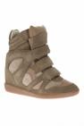 Isabel Marant GREEN 'Bekett' built-in wedge sneakers