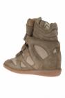Isabel Marant GREEN 'Bekett' built-in wedge sneakers