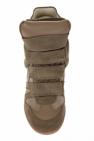 Isabel Marant GREEN 'Bekett' built-in wedge sneakers