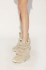 Isabel Marant beige ‘Balskee’ wedge boots