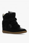 Isabel Marant BLACK 'Bekett’ wedge sneakers