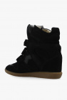 Isabel Marant BLACK 'Bekett’ wedge sneakers