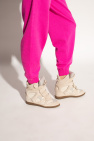 Isabel Marant beige ‘Balskee’ wedge boots