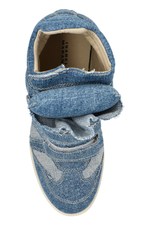 Isabel Marant Denim Bekett wedge shoes