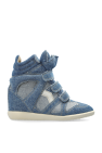 Isabel Marant Denim Bekett wedge shoes