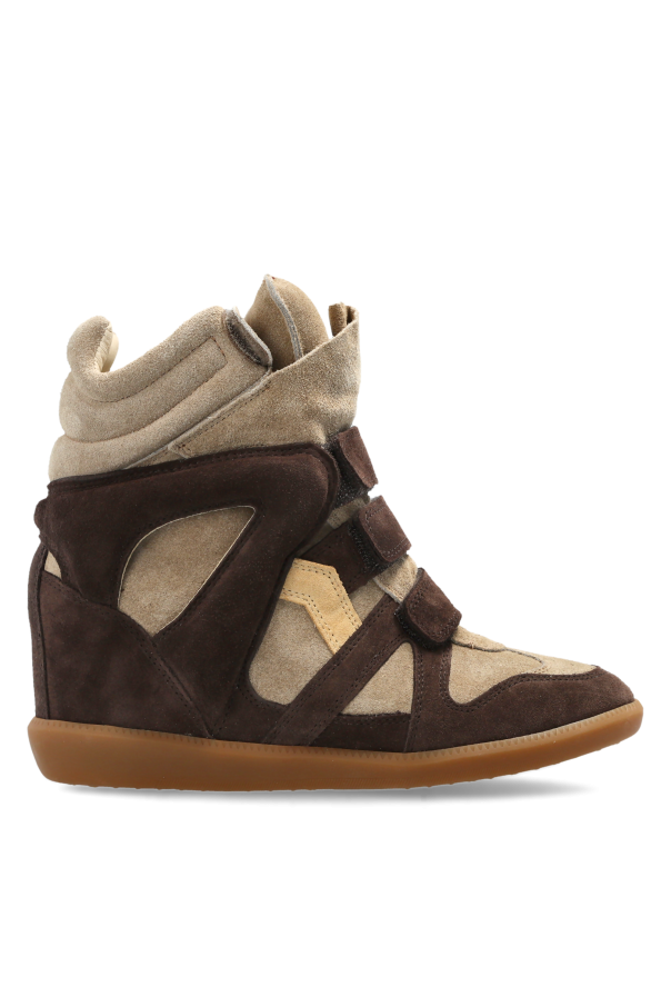 Suede wedge sneakers 'Bekett' od Isabel Marant
