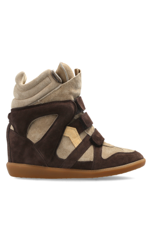 Suede wedge sneakers 'Bekett'
