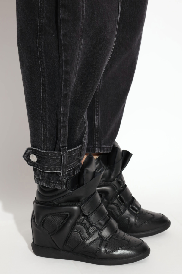 Isabel Marant Suede wedge sneakers 'Bekett'