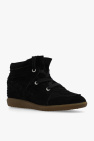 Isabel Marant BLACK ‘Bobby’ wedge boots
