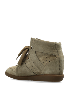 Isabel Marant Suede Bobby wedge boots