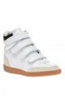 Isabel Marant WHITE 'Bilsy' wedge sneakers