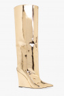 Jimmy Choo GOLD ‘Blake’ wedge boots