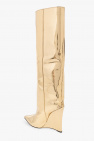 Jimmy Choo GOLD ‘Blake’ wedge boots