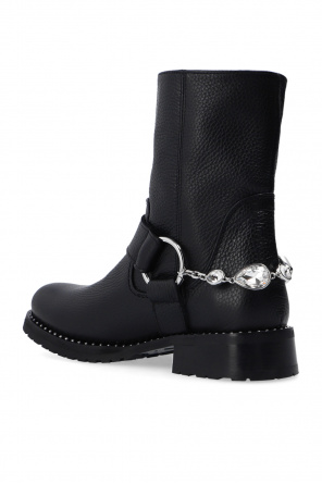 Sophia Webster ‘Blake’ leather ankle boots