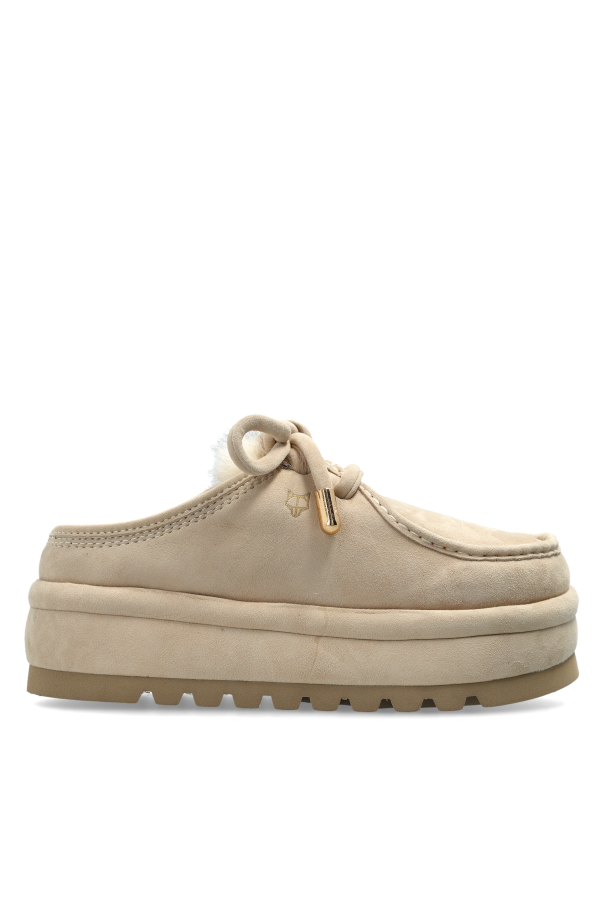 Suede platform shoes 'Blizzard' od Naked Wolfe