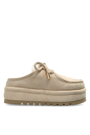 Wildleder-Schuhe mit Plateausohle „Blizzard“