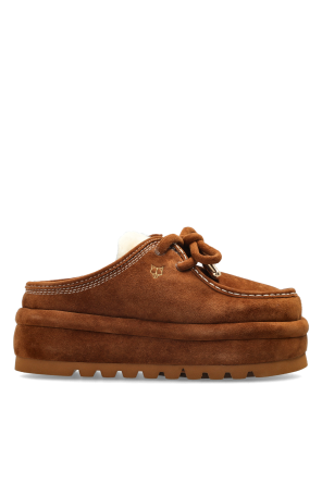 Wildleder-Schuhe mit Plateausohle "Blizzard"