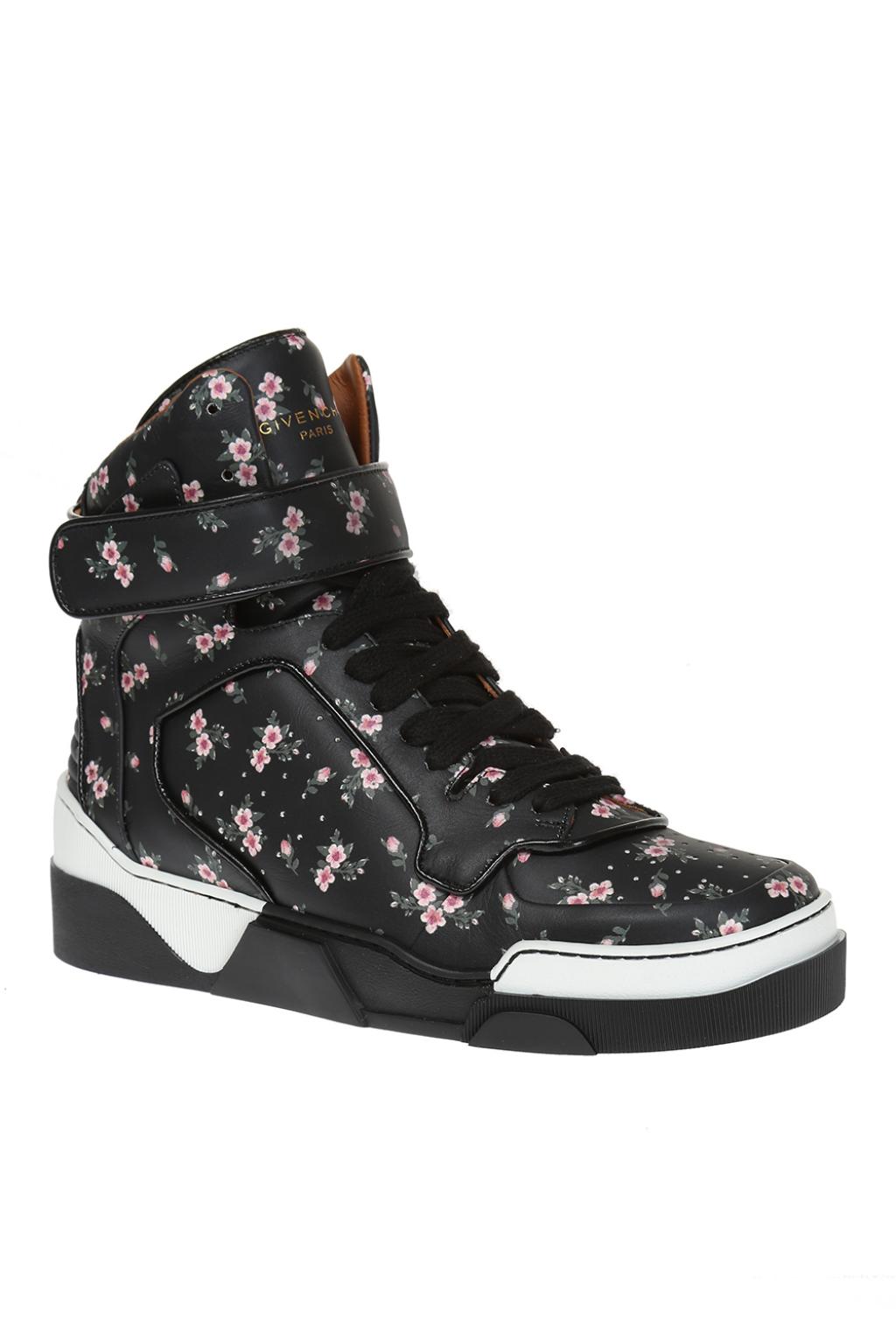 Men's Paris High Top Sneaker in Red