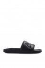 Ambush Leather slides with logo