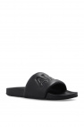 Ambush Leather slides with logo