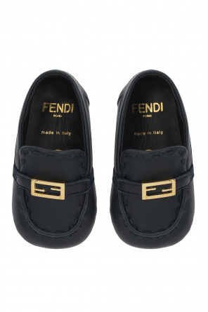 Fendi Kids Leather Stivali shoes