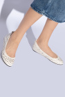 Isabel Marant cream ‘Belna’ ballet flats in leather