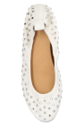 Isabel Marant cream ‘Belna’ ballet flats in leather
