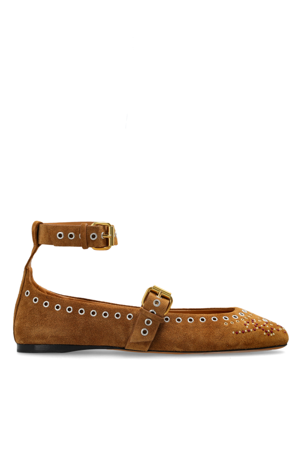Suede ballerinas `Ylza` od Isabel Marant