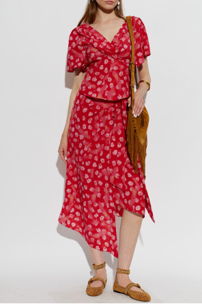 Isabel Marant Zamszowe baleriny `Ylza`