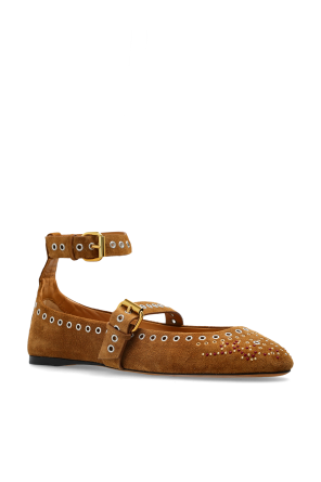 Isabel Marant Zamszowe baleriny `Ylza`