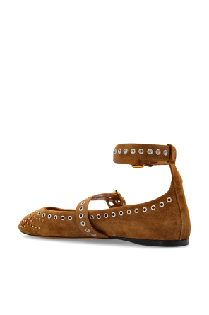 Isabel Marant Zamszowe baleriny `Ylza`