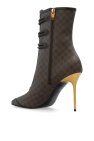 Balmain Monogrammed heeled ankle boots